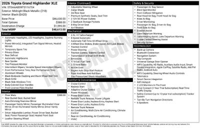 2026 Toyota Grand Highlander XLE