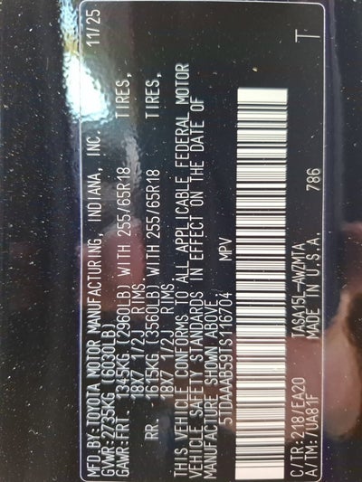 2026 Toyota Grand Highlander XLE