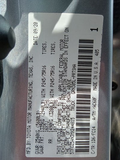 2021 Toyota Tacoma SR5 V6