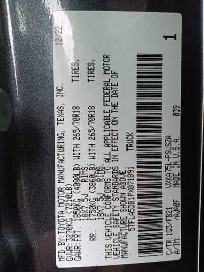 2023 Toyota Tundra SR5