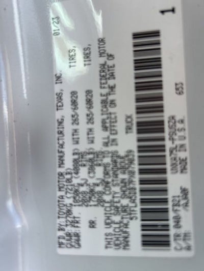 2023 Toyota Tundra SR5