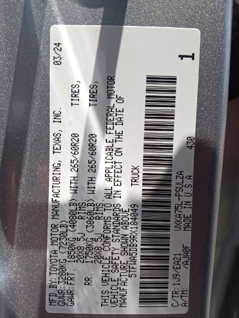 2024 Toyota Tundra Limited