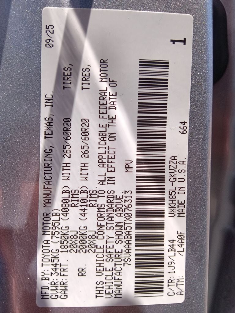 2026 Toyota Sequoia 1794 Edition