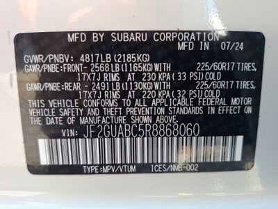 2024 Subaru Crosstrek Base