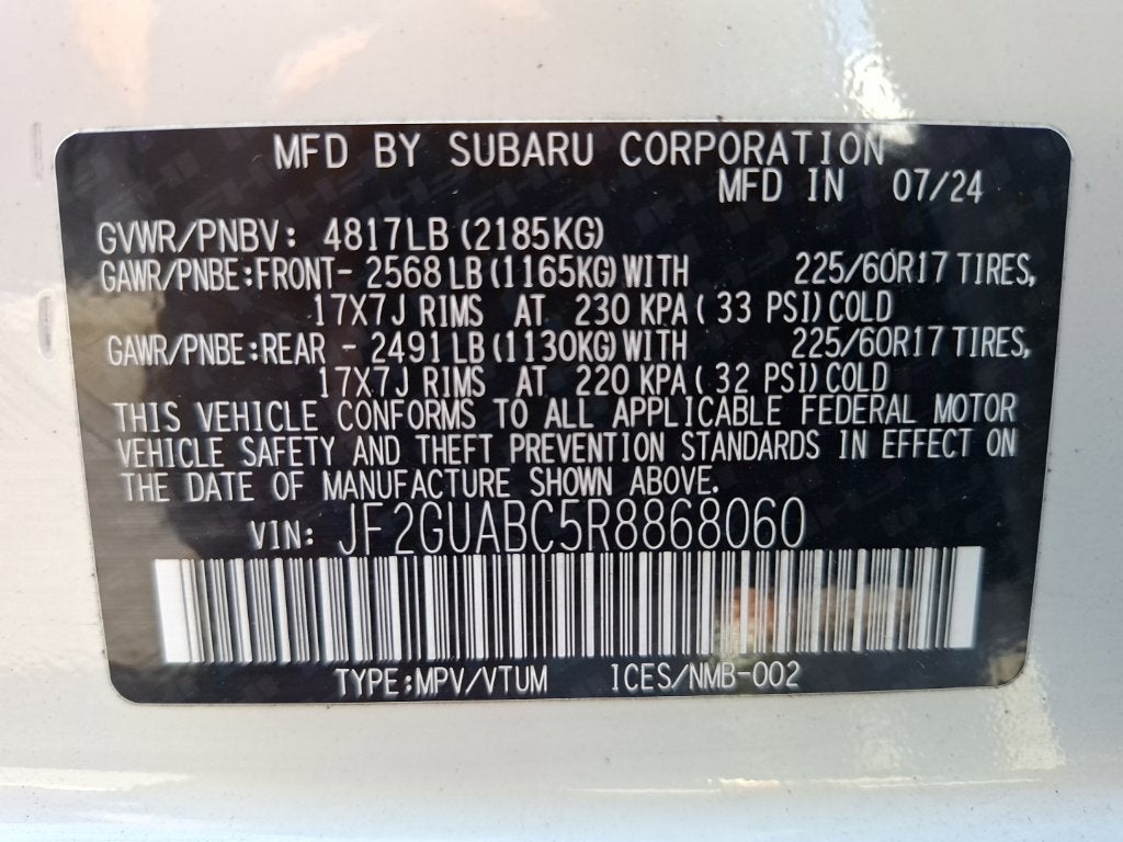 2024 Subaru Crosstrek Base