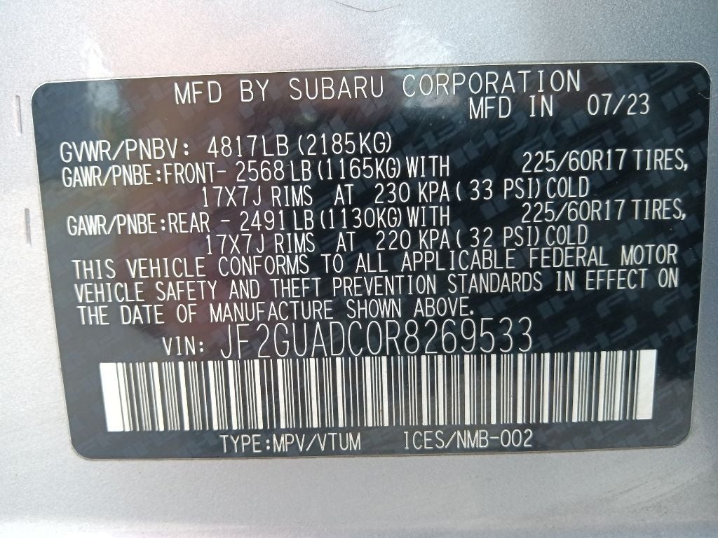 2024 Subaru Crosstrek Premium