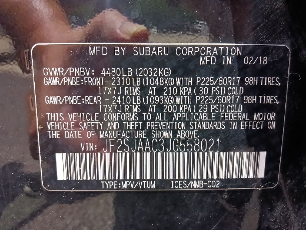 2018 Subaru Forester 2.5i