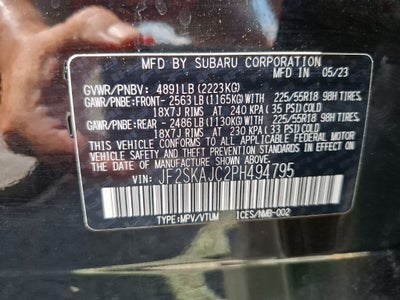 2023 Subaru Forester Sport