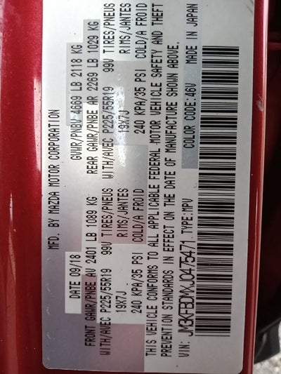 2018 Mazda Mazda CX-5 Grand Touring