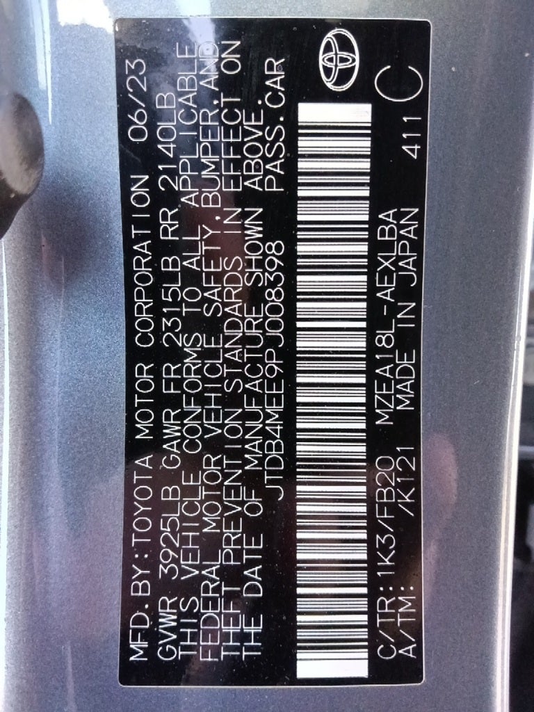 2023 Toyota Corolla LE