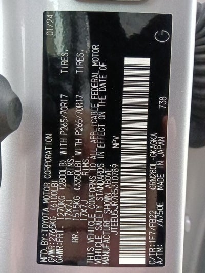 2024 Toyota 4Runner SR5