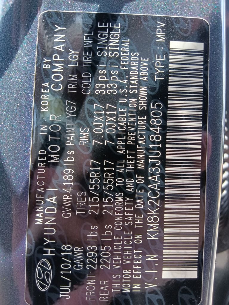 2018 Hyundai Kona SEL
