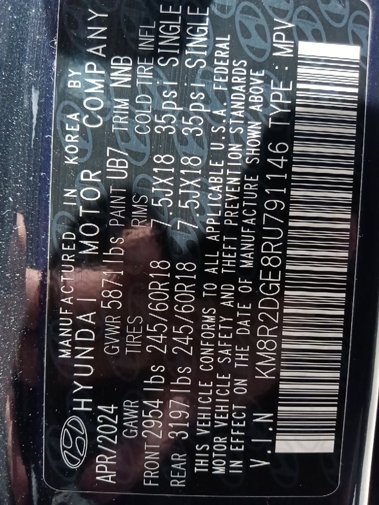 2024 Hyundai Palisade SEL 7 Passenger