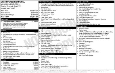 2024 Hyundai Elantra SEL